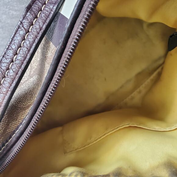 Coach Signature Stripe Coated Canvas Mini Top Handle Bag - Picture 5 of 9